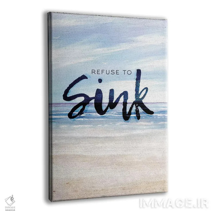 تابلو دکوراتیو امتناع از غرق شدن اثر کینگزلی - نمای پرسپکتیو محصول