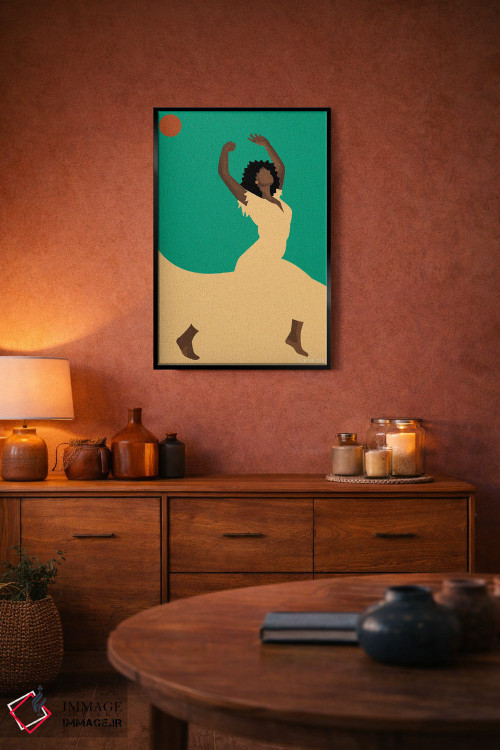 تابلو مینیمال رقص اثر کمو فرانک - D4B