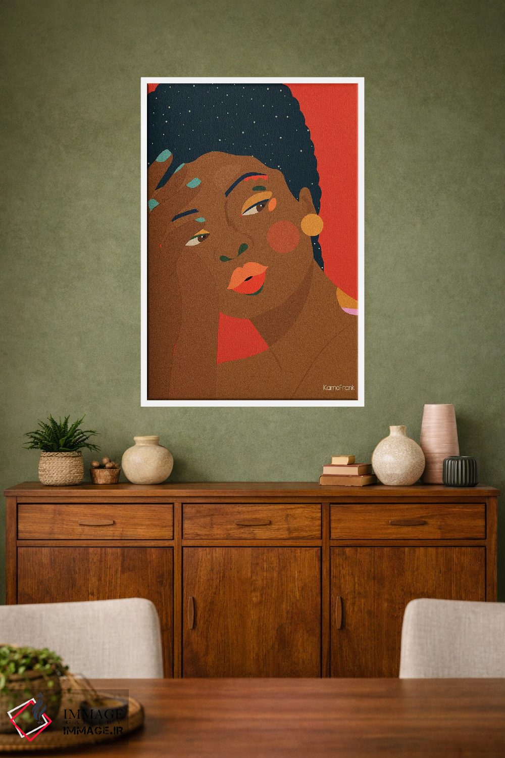 تابلو مینیمال تمام ستاره های آسمان اثر کمو فرانک - D1W