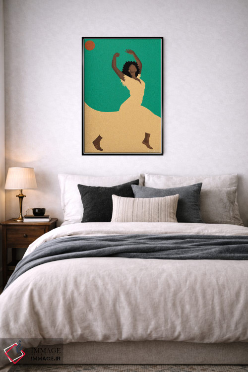 تابلو مینیمال رقص اثر کمو فرانک - D6B