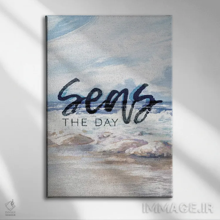 تابلو دکوراتیو روز دریایی اثر کینگزلی - نمای روبهرو روی دیوار