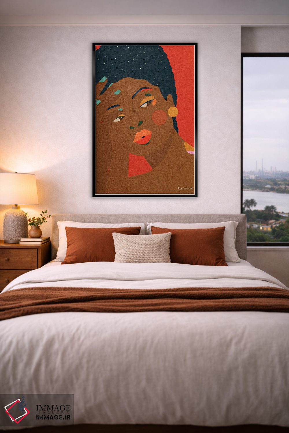 تابلو مینیمال تمام ستاره های آسمان اثر کمو فرانک - D5B