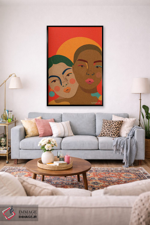 تابلو مینیمال صمیمیت اثر کمو فرانک - D1B