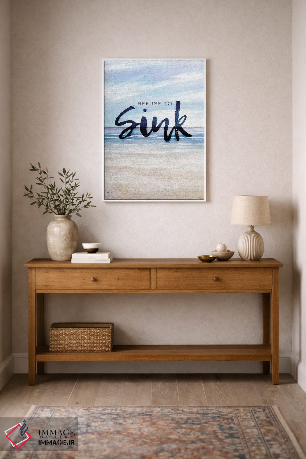 تابلو دکوراتیو امتناع از غرق شدن اثر کینگزلی - D1W