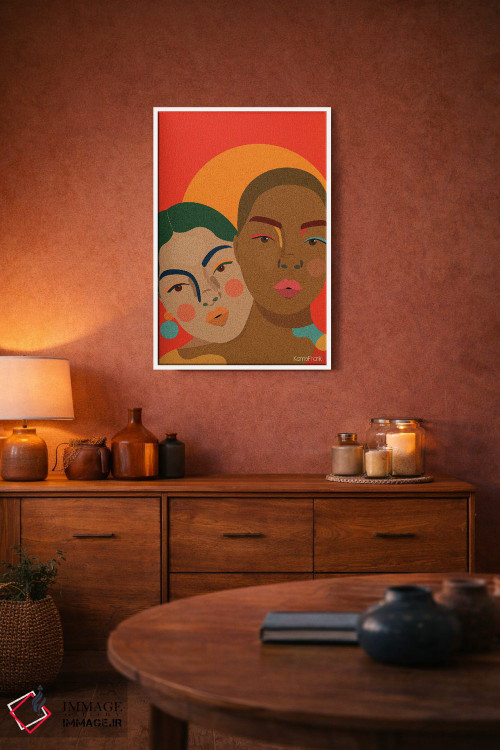 تابلو مینیمال صمیمیت اثر کمو فرانک - D2W