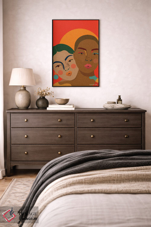 تابلو مینیمال صمیمیت اثر کمو فرانک - D4B