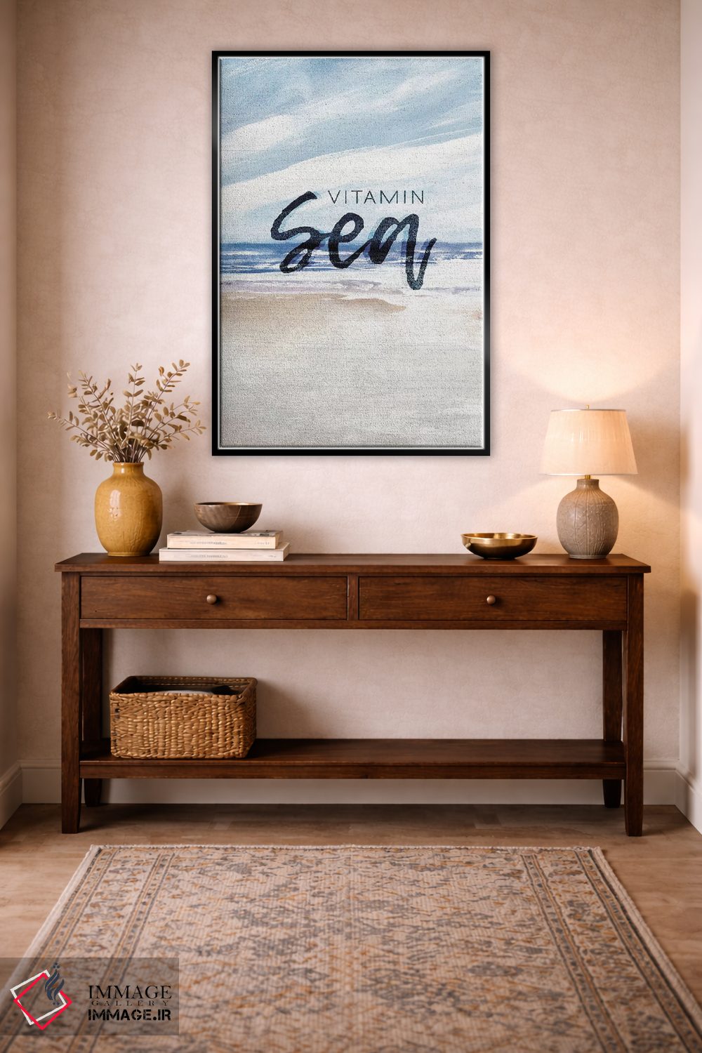 تابلو دکوراتیو ویتامین دریا اثر کینگزلی - D4B