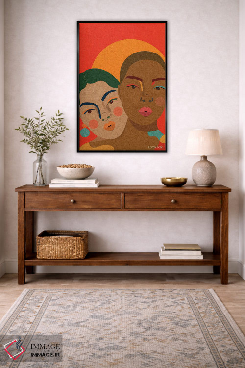 تابلو مینیمال صمیمیت اثر کمو فرانک - D5B