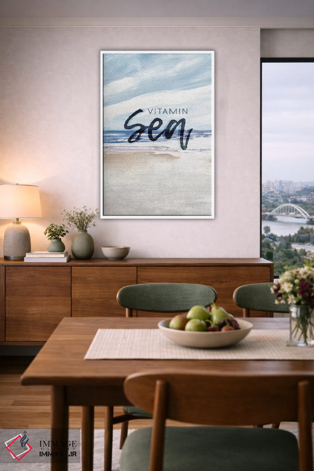 تابلو دکوراتیو ویتامین دریا اثر کینگزلی - D6W