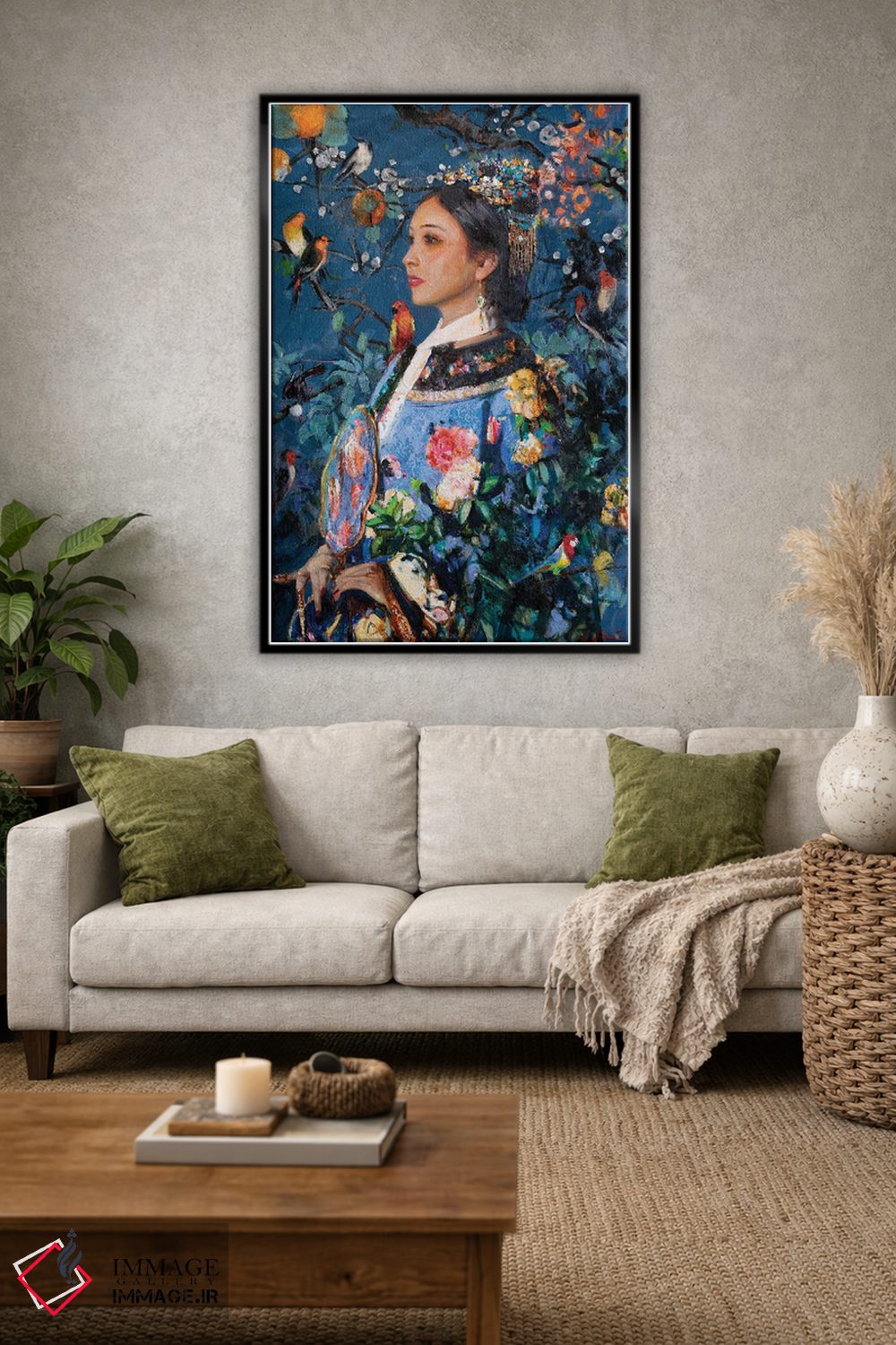 تابلو دکوراتیو ملکه ژانگ اثر خانلار اسدالله یف - D1B