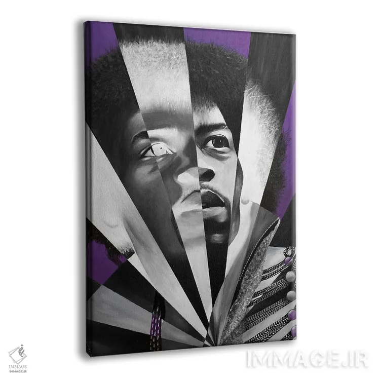 تابلو دکوراتیو مه بنفش اثر خلئو موریس - نمای پرسپکتیو محصول