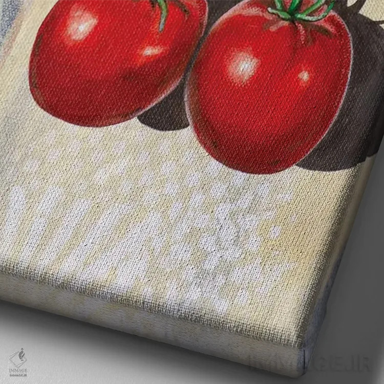 تابلو کلاسیک رسیده به نور خورشید اثر کی. آرتور - نمای نزدیک بافت بوم