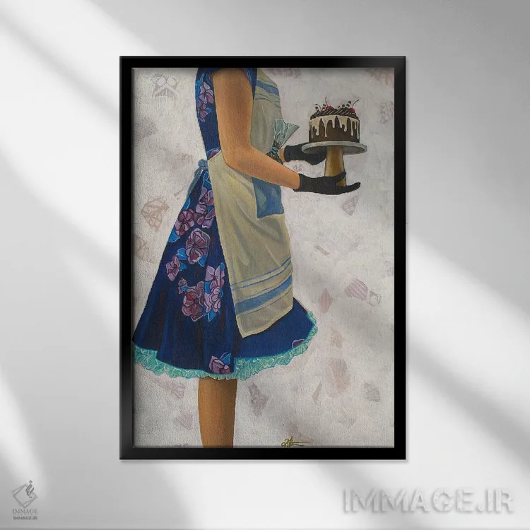 تابلو دکوراتیو برنده شدن اثر کی. آرتور - نمای قابدار مشکی