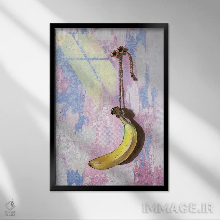 تابلو کلاسیک دریافت کمک هزینه اثر کی. آرتور - نمای قابدار مشکی