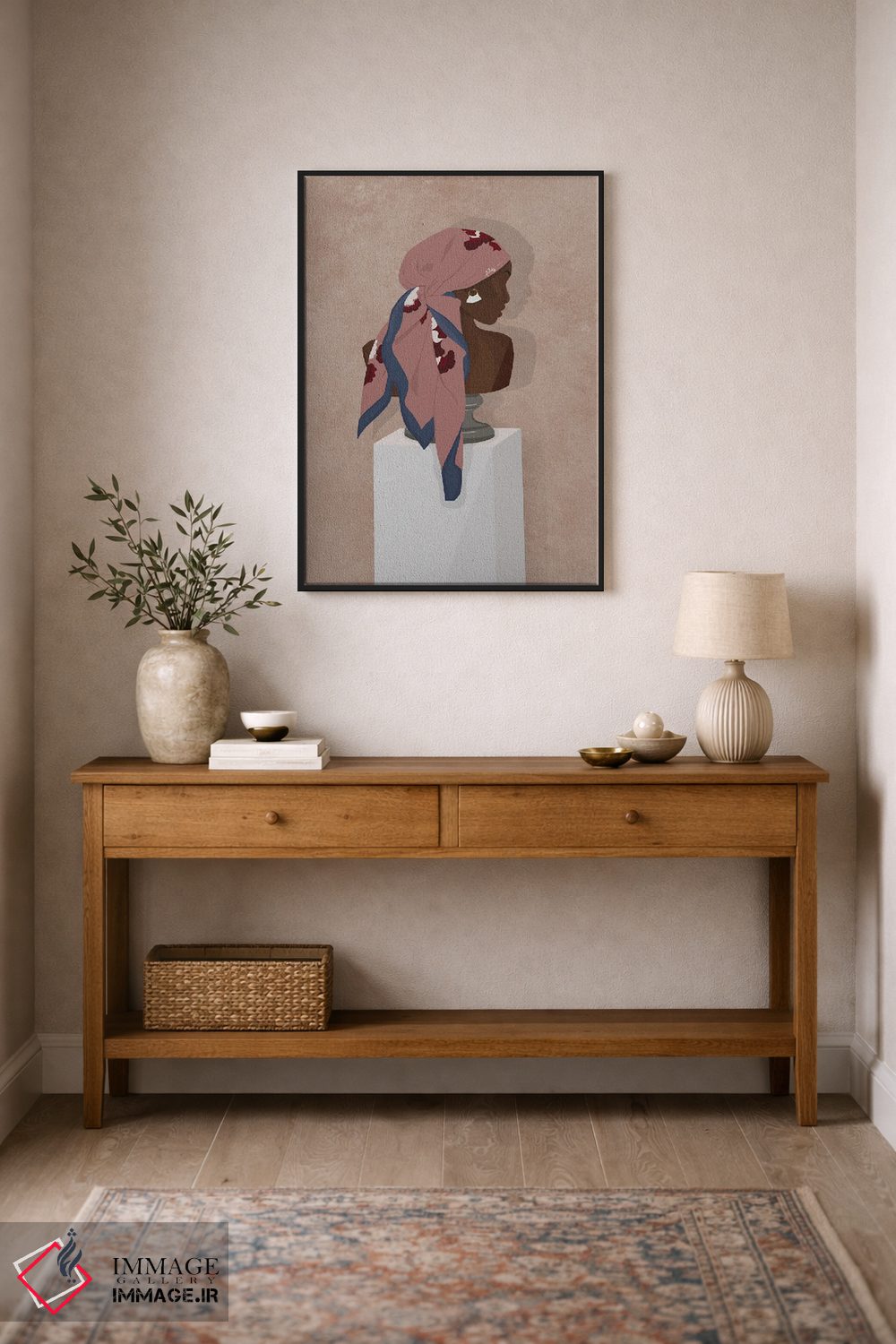 تابلو دکوراتیو هنر زیبا اثر خیا ای - D1B