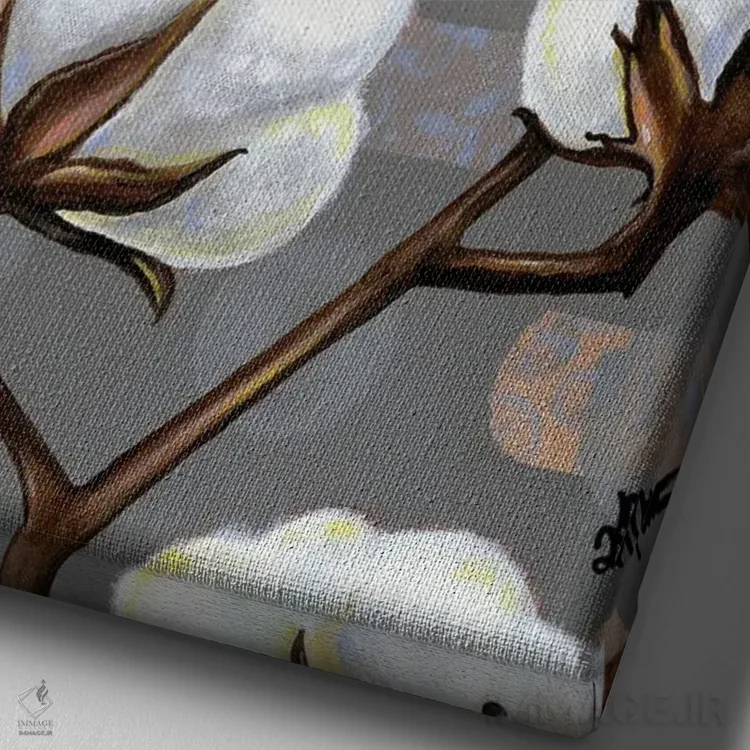 تابلو مدرن رفاه و رونق اثر کی. آرتور - نمای نزدیک بافت بوم