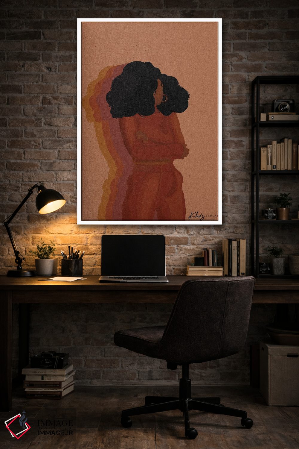 تابلو دکوراتیو ارتعاشات اثر خیا ای - D3W