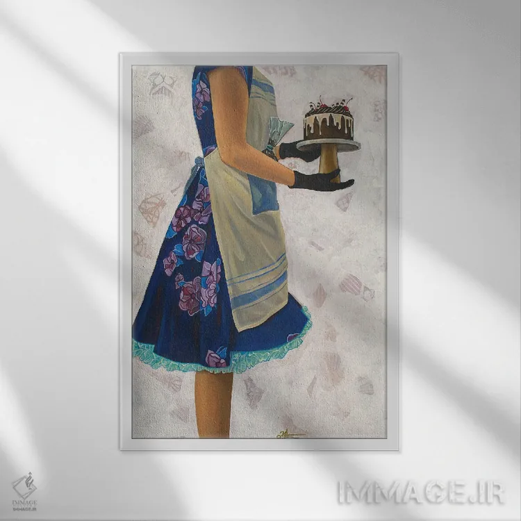 تابلو دکوراتیو برنده شدن اثر کی. آرتور - نمای قابدار سفید
