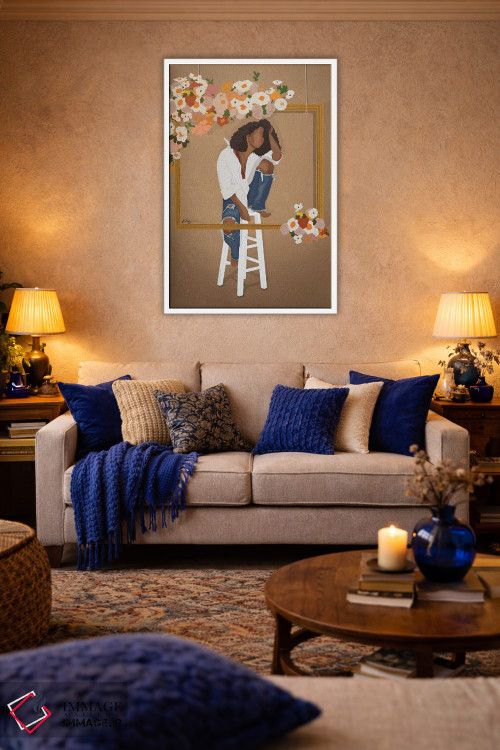 تابلو دکوراتیو با وقار شکوفا شو اثر خیا ای - D2W