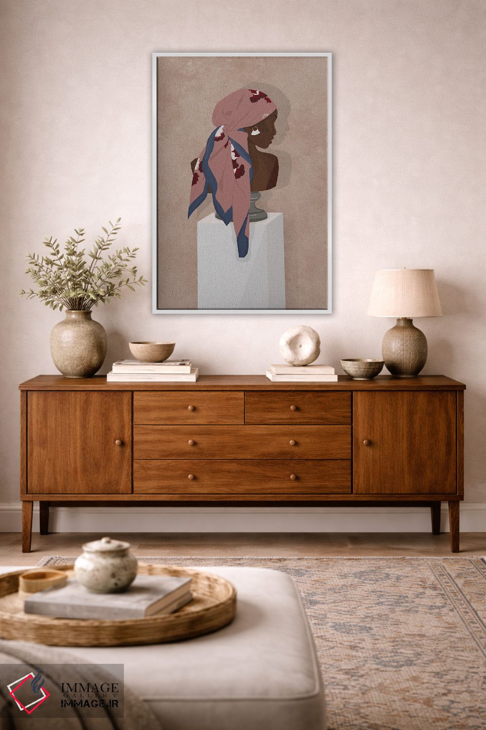 تابلو دکوراتیو هنر زیبا اثر خیا ای - D2W