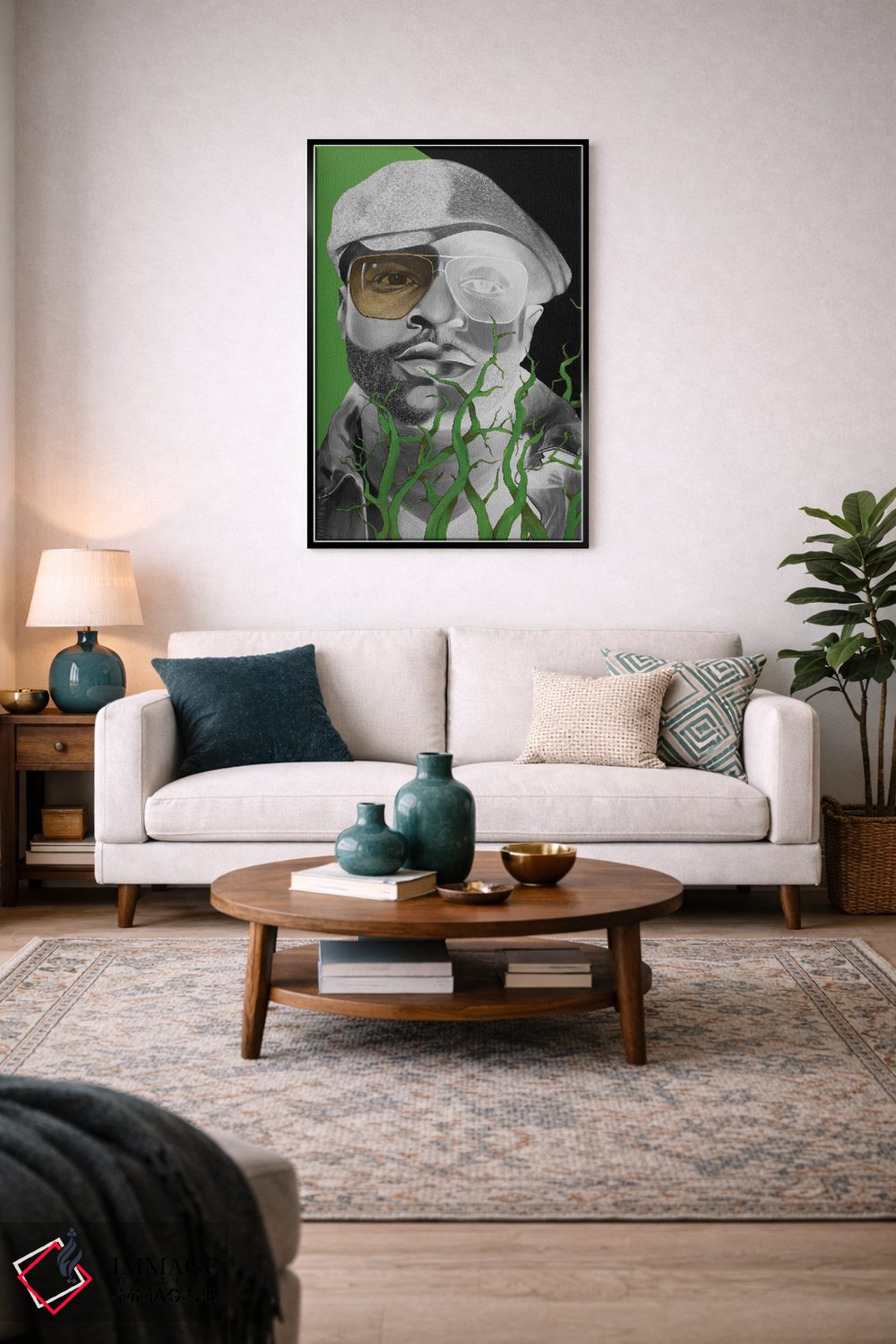 تابلو دکوراتیو ریشه ها اثر خلئو موریس - D4B