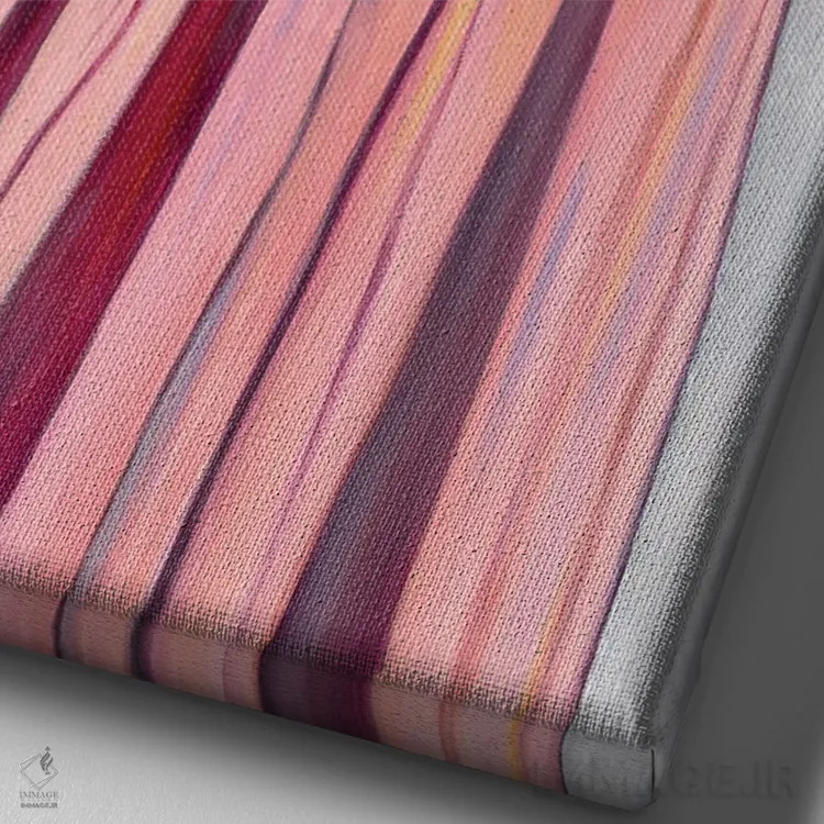 تابلو دکوراتیو غذای مجلسی اثر کی. آرتور - نمای نزدیک بافت بوم