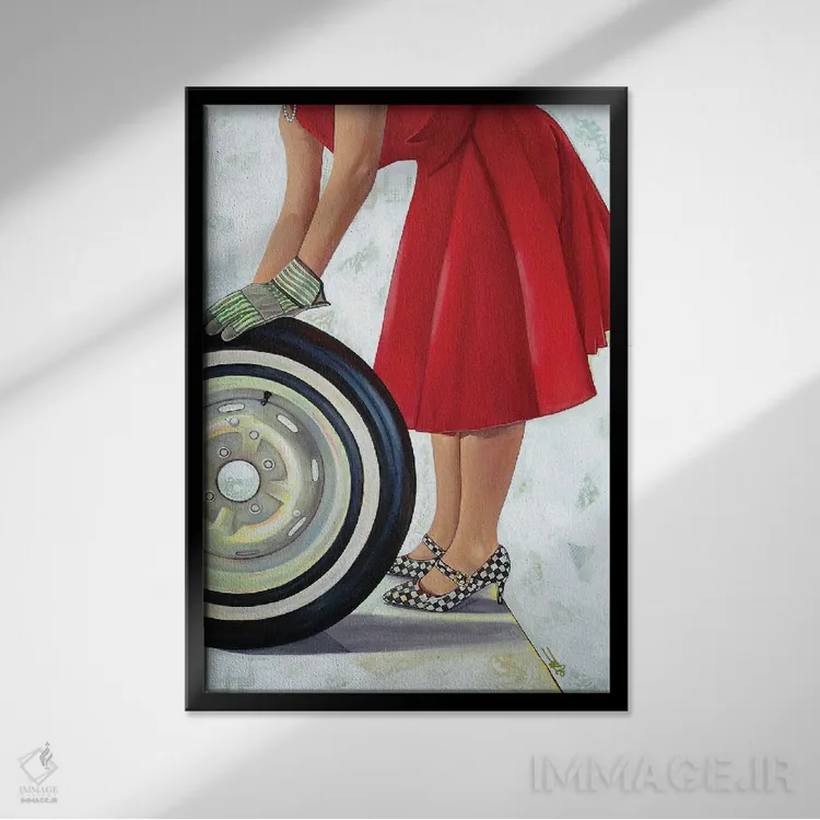 تابلو دکوراتیو باهوش در کارهای روزمره اثر کی. آرتور - نمای قابدار مشکی