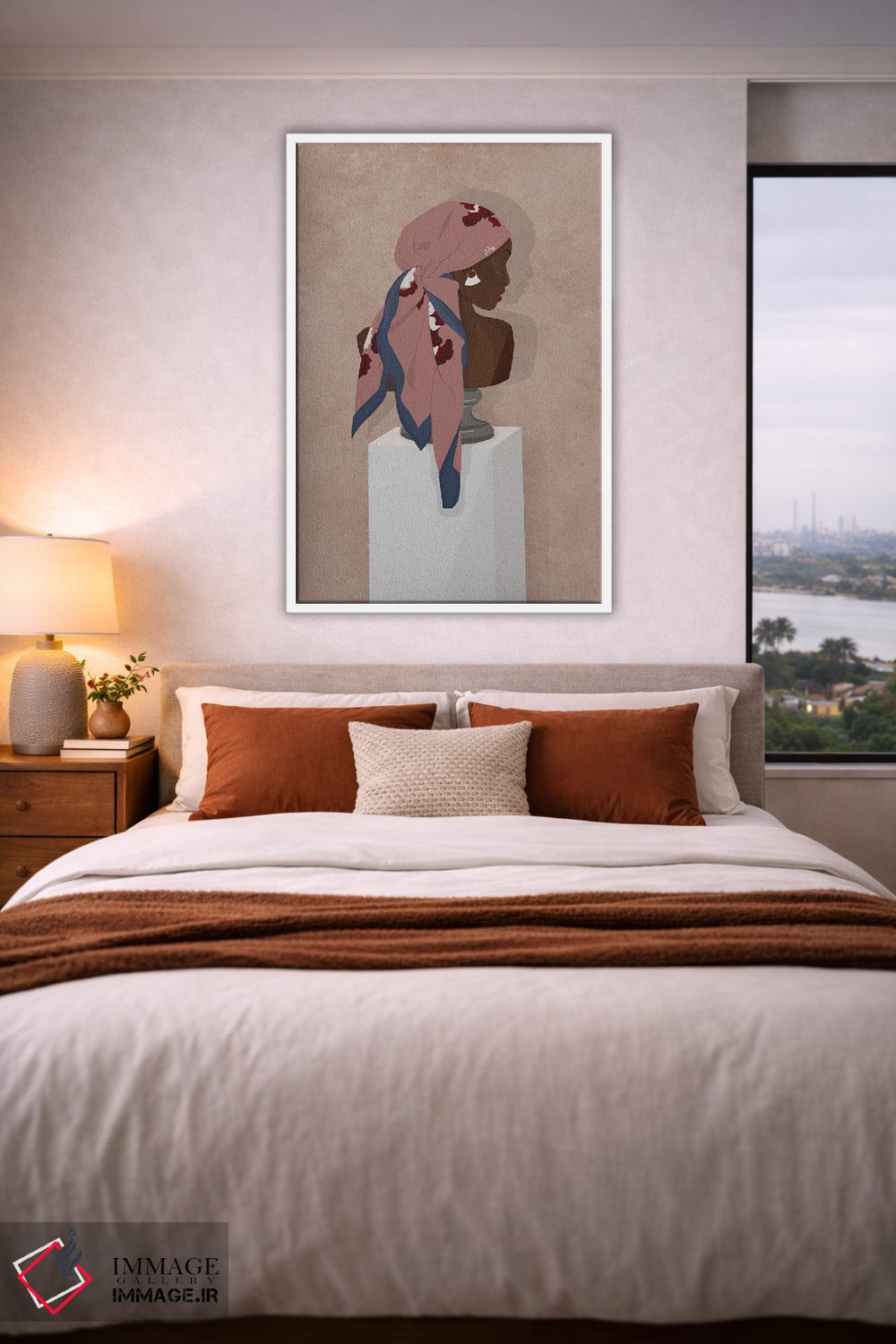 تابلو دکوراتیو هنر زیبا اثر خیا ای - D4W