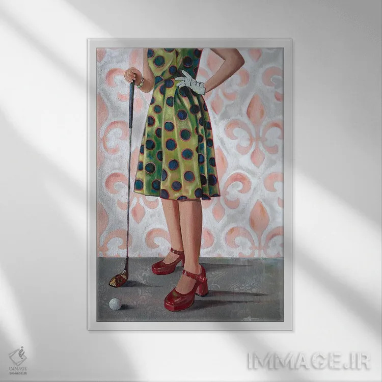 تابلو دکوراتیو نیروی محرکه اثر کی. آرتور - نمای قابدار سفید