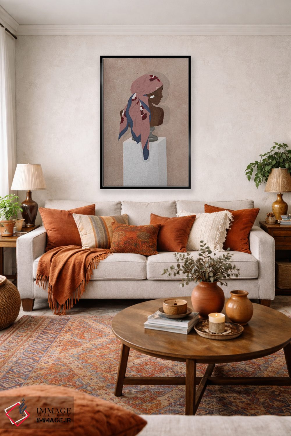 تابلو دکوراتیو هنر زیبا اثر خیا ای - D5B