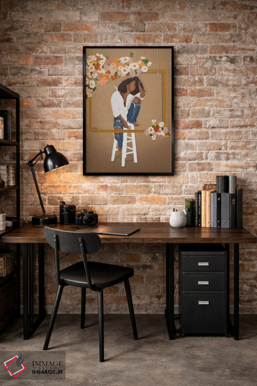 تابلو دکوراتیو با وقار شکوفا شو اثر خیا ای - D4B