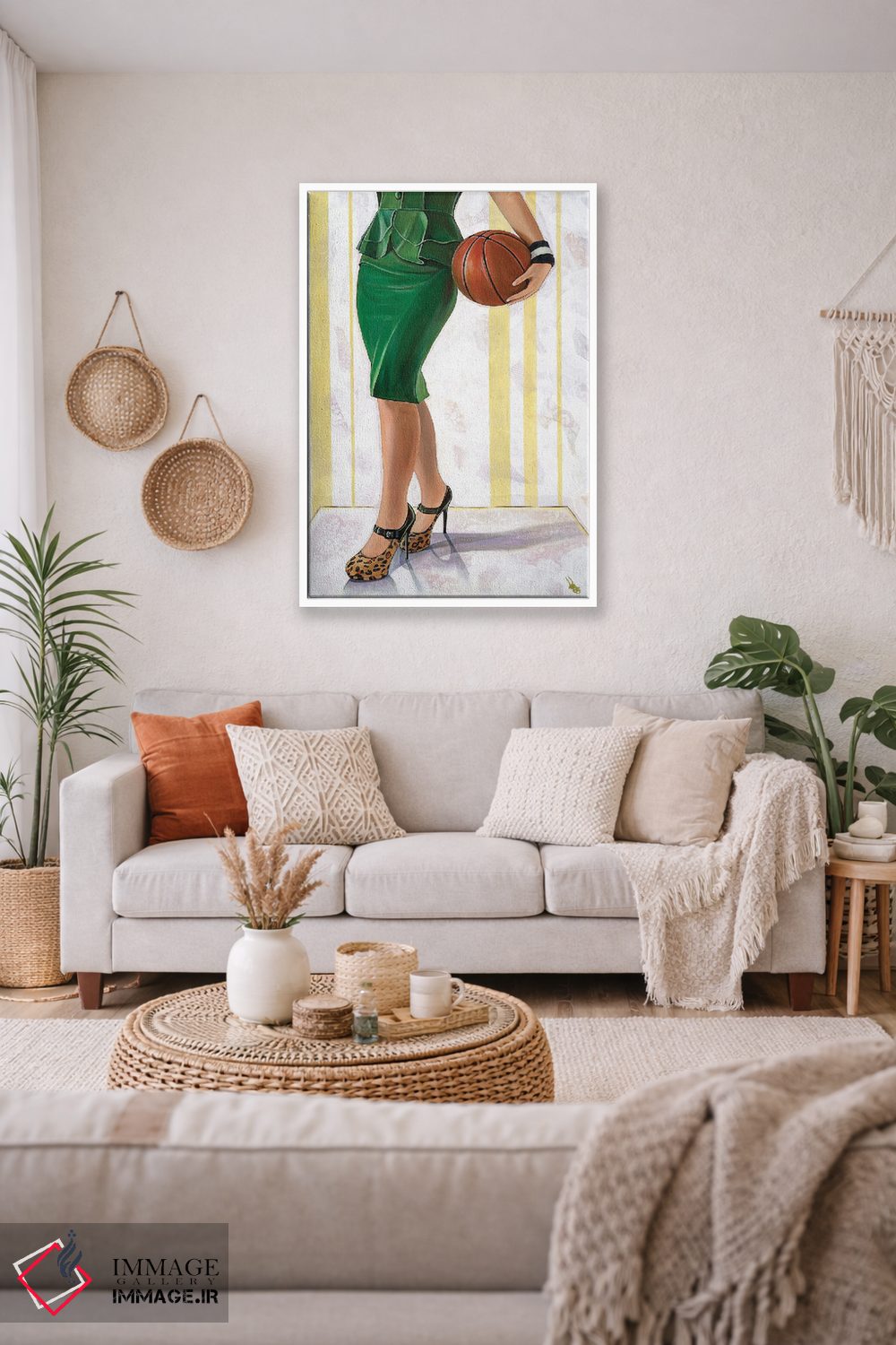 تابلو دکوراتیو تغییر دهنده بازی اثر کی. آرتور - D1W