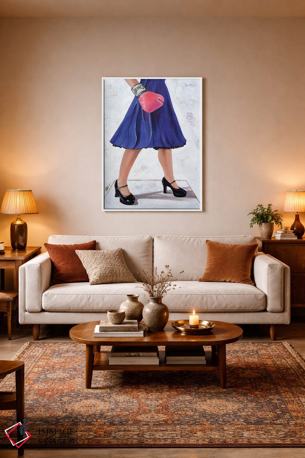 تابلو دکوراتیو ضربه نهایی اثر کی. آرتور - D2W