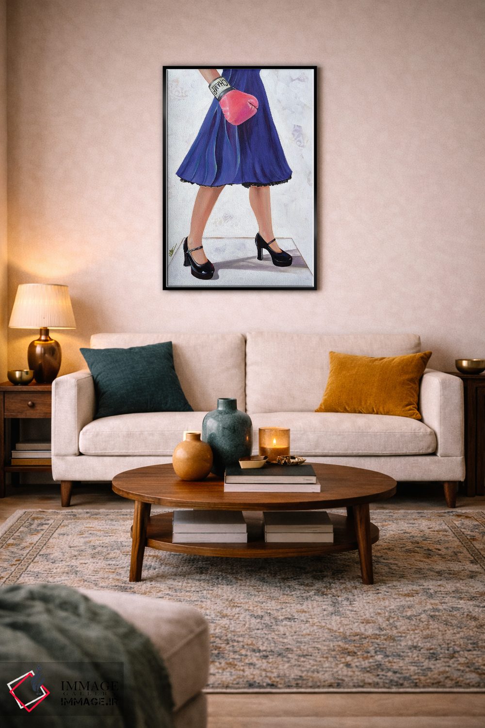 تابلو دکوراتیو ضربه نهایی اثر کی. آرتور - D4B