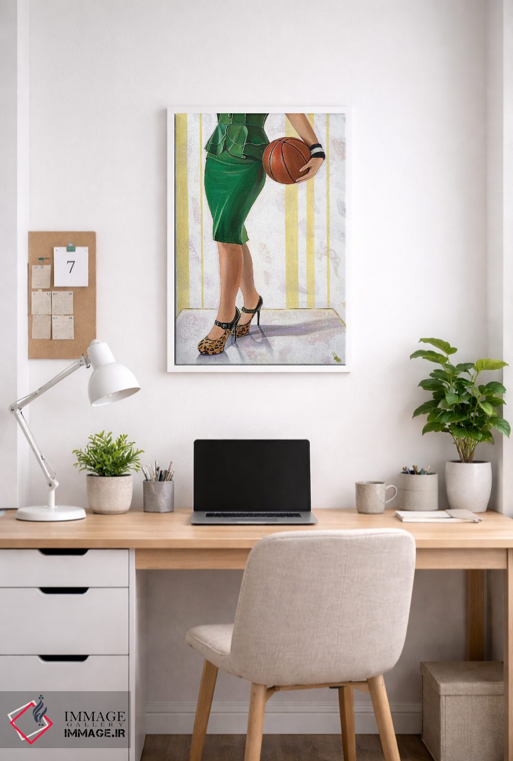 تابلو دکوراتیو تغییر دهنده بازی اثر کی. آرتور - D3W