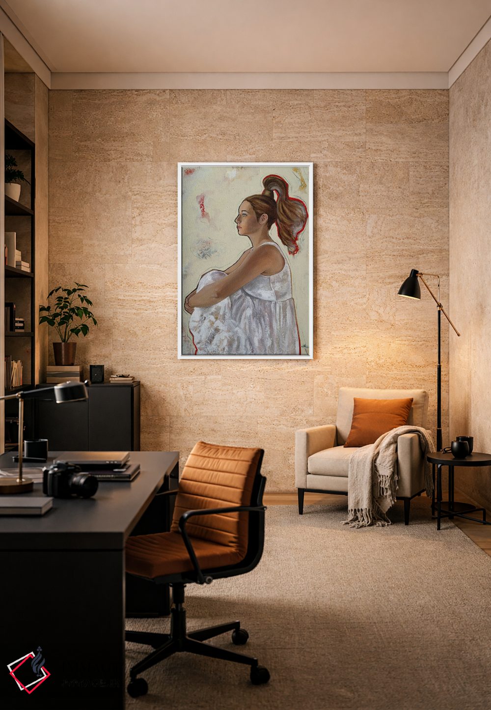 تابلو مدرن آینده نگر اثر کی. آرتور - D6W