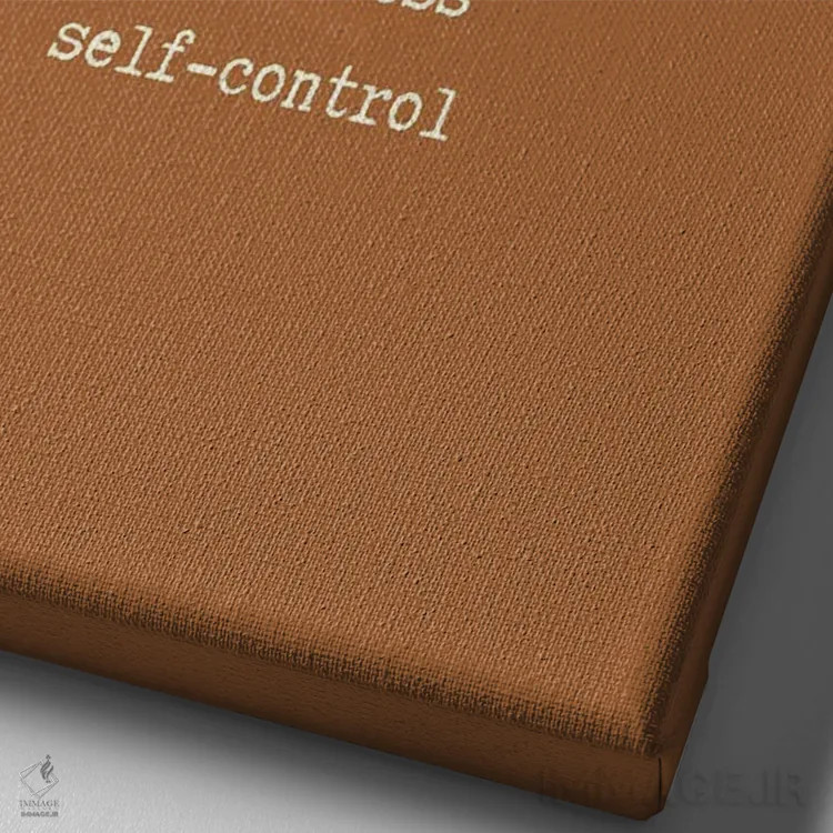 تابلو دکوراتیو غلاطیان ۵:۲۲ اثر خارین هینز - نمای نزدیک بافت بوم