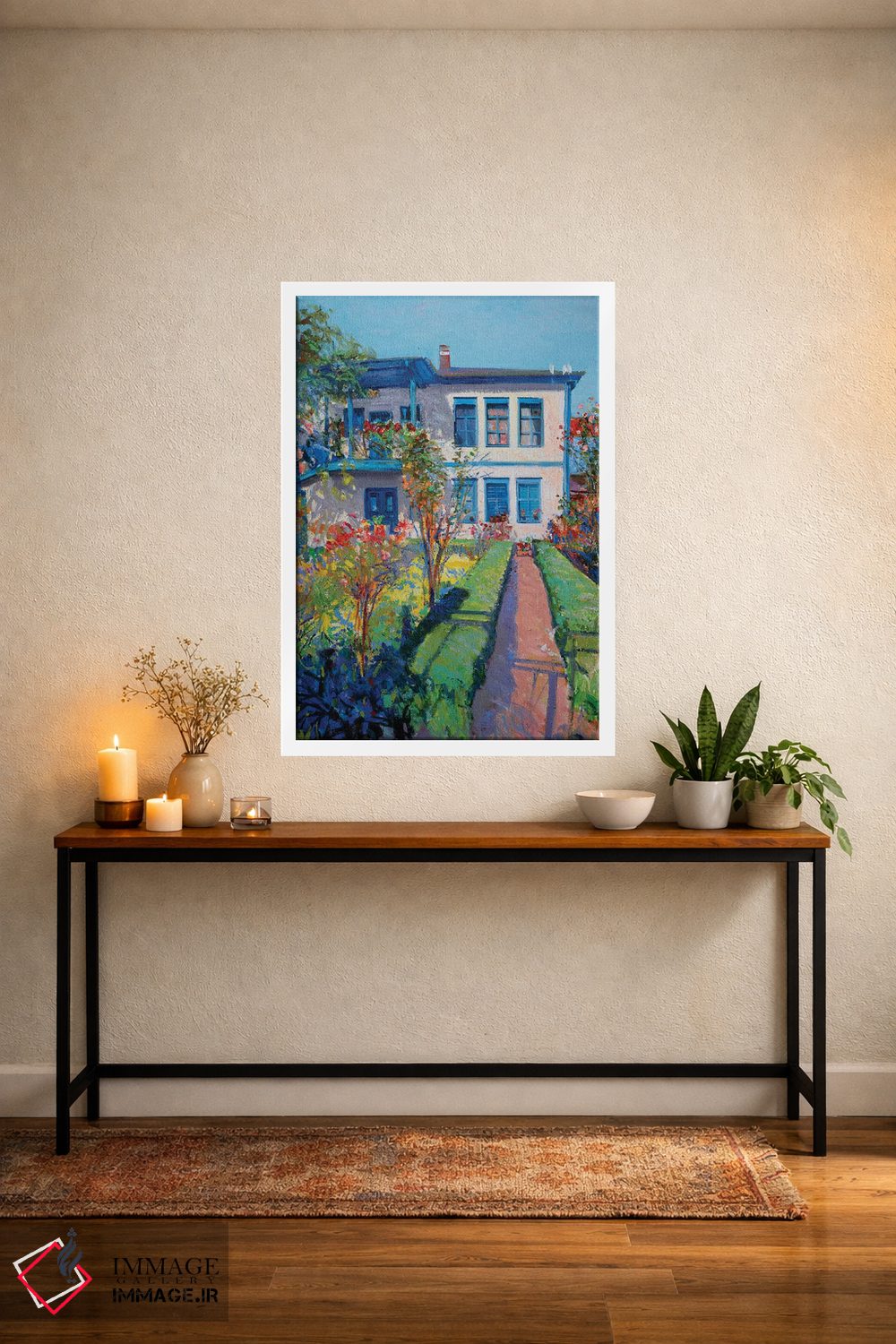 تابلو دکوراتیو باغ هنرمند اثر خانلار اسدالله یف - D4W