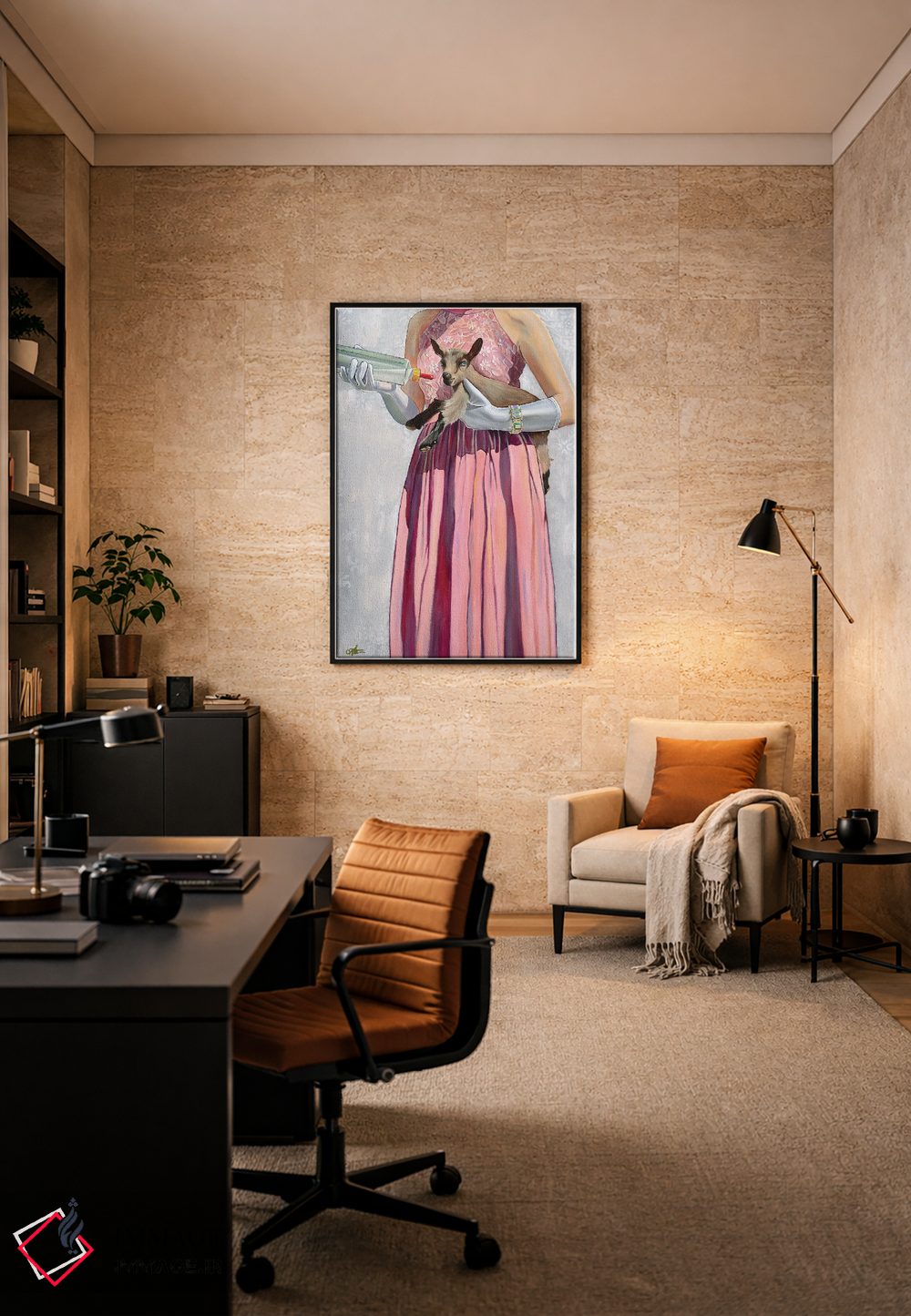 تابلو دکوراتیو غذای مجلسی اثر کی. آرتور - D5B