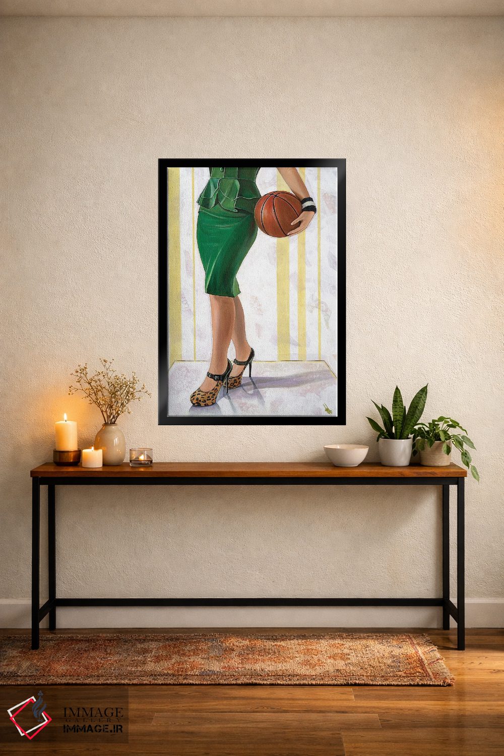 تابلو دکوراتیو تغییر دهنده بازی اثر کی. آرتور - D5B