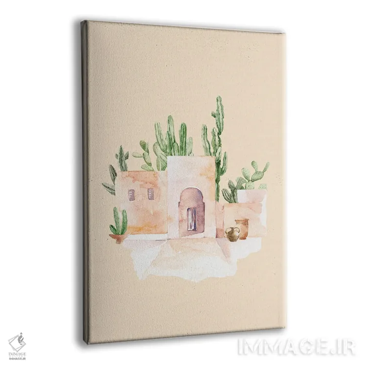 تابلو دکوراتیو منظره صحرای مراکش اثر خارین هینز - نمای پرسپکتیو محصول