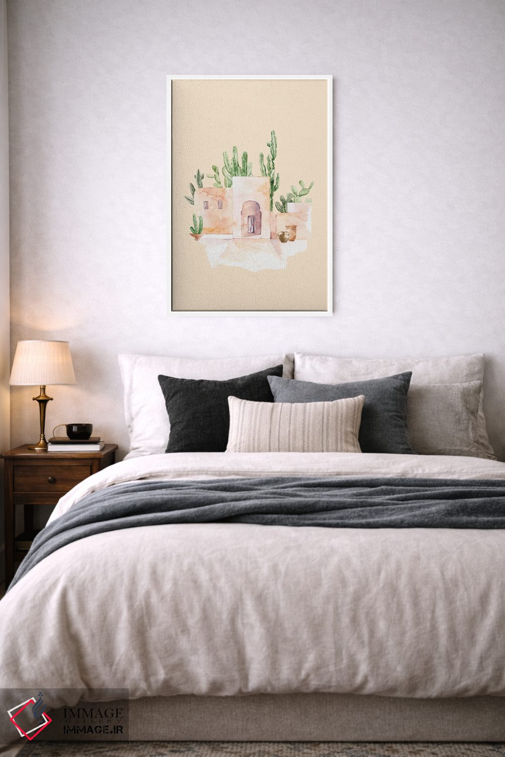 تابلو دکوراتیو منظره صحرای مراکش اثر خارین هینز - D5W