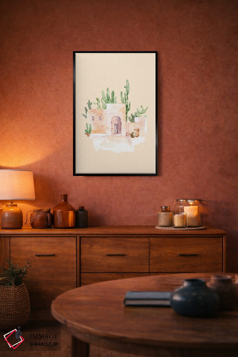 تابلو دکوراتیو منظره صحرای مراکش اثر خارین هینز - D4B