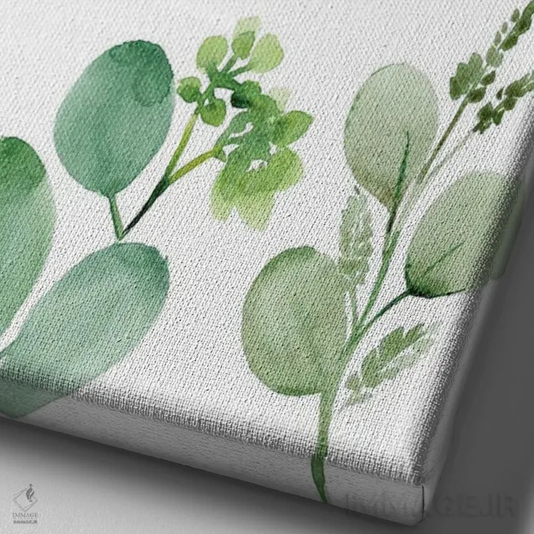 تابلو دکوراتیو شادی ات را بر امور جاودان بگذار اثر خارین هینز - نمای نزدیک بافت بوم