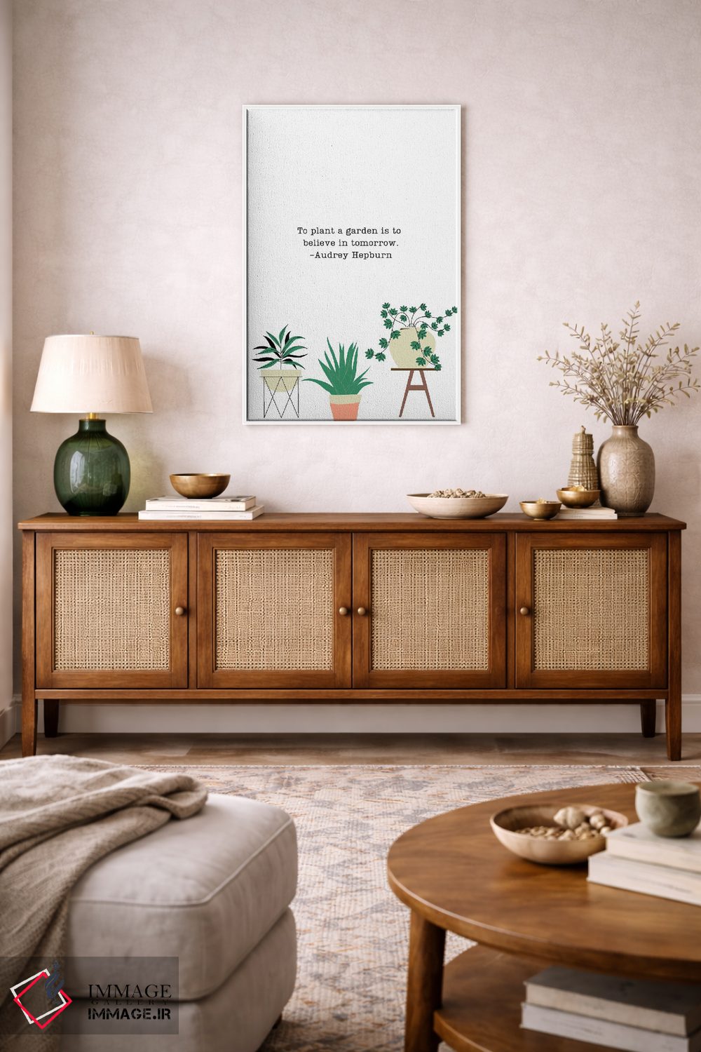 تابلو دکوراتیو باغی بکار اثر خارین هینز - D2W