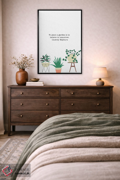 تابلو دکوراتیو باغی بکار اثر خارین هینز - D4B