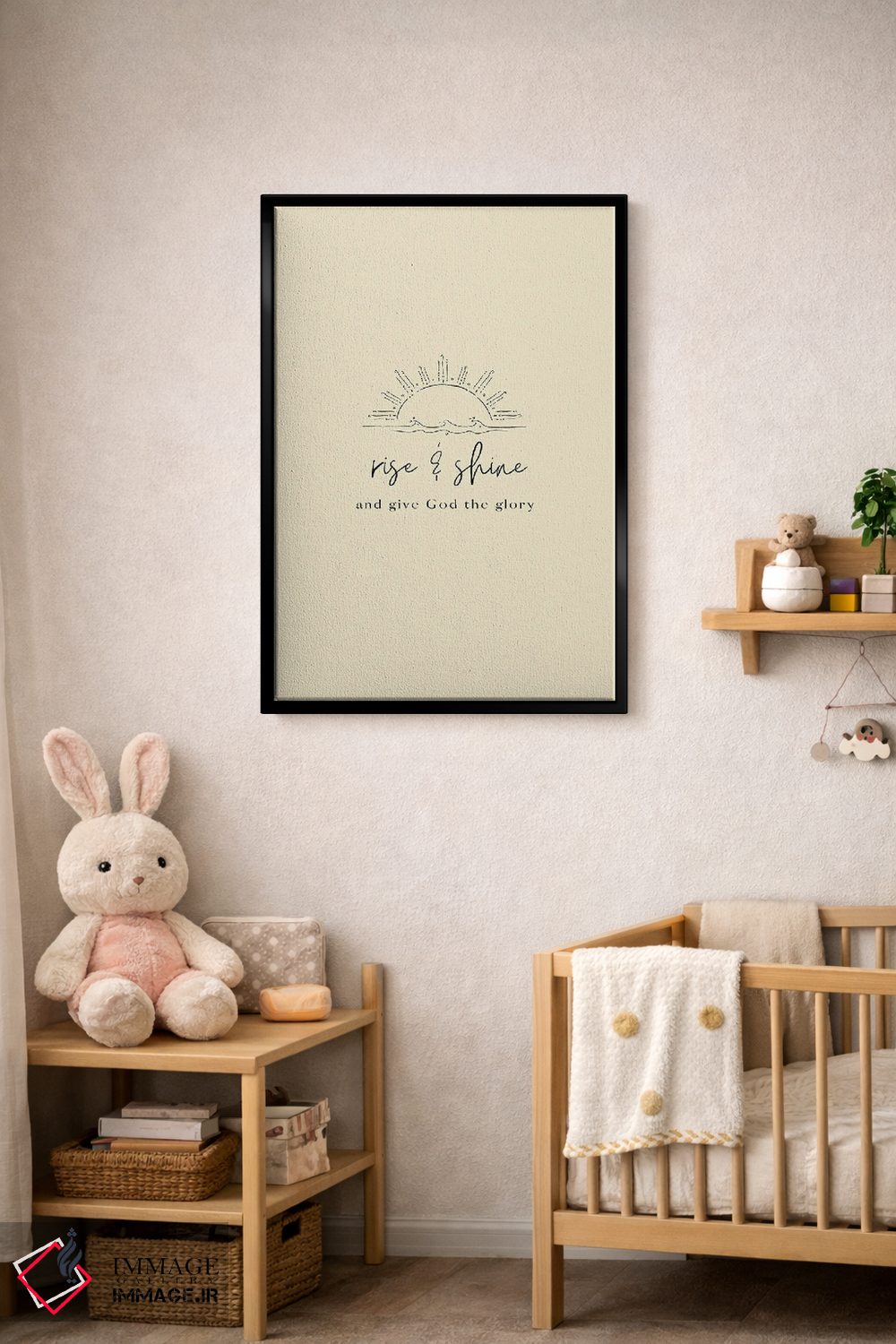 تابلو دکوراتیو برخیز و بدرخش و خدا را جلال بده اثر خارین هینز - D4B