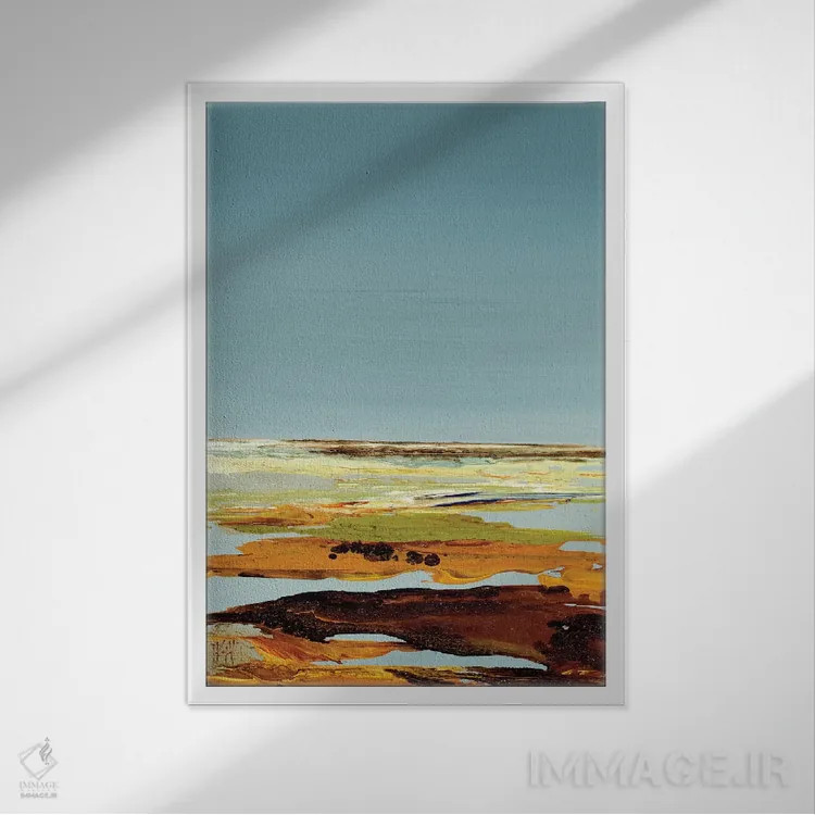 تابلو مینیمال چه آرام III اثر کلسی هوchstatter - نمای قابدار سفید