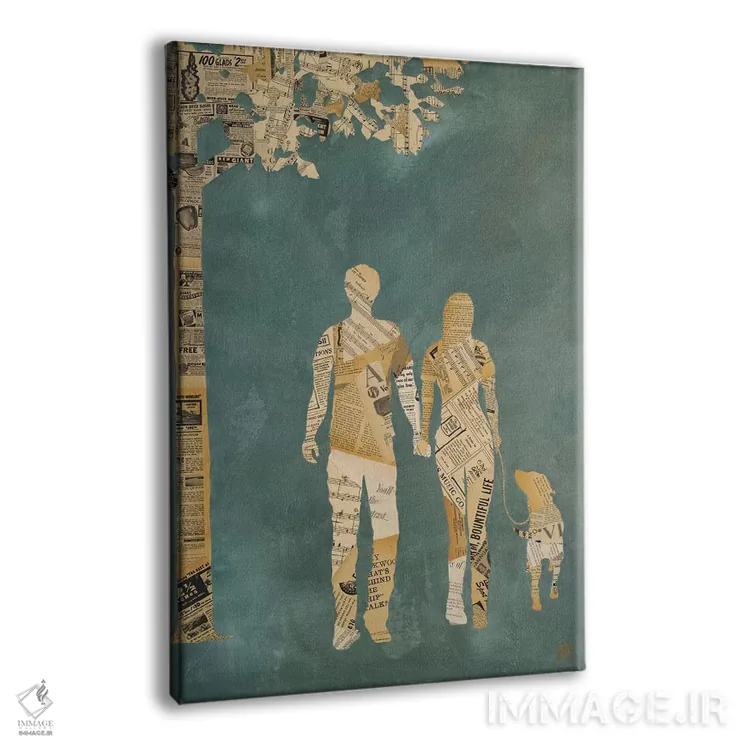 تابلو دکوراتیو قدم زنی تابستانی اثر کلسی هوchstatter - نمای پرسپکتیو محصول