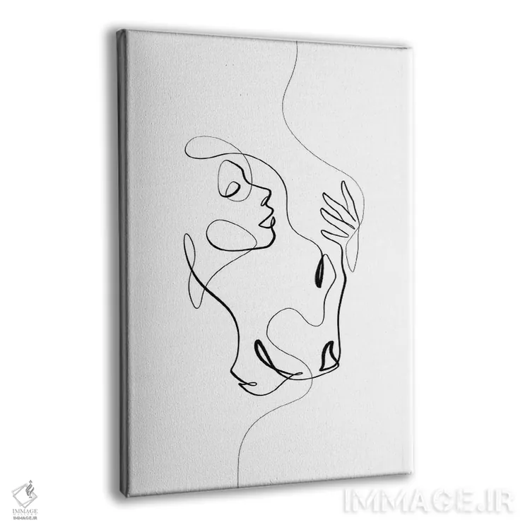 تابلو مینیمال ندای روح اثر باور کی - نمای پرسپکتیو محصول